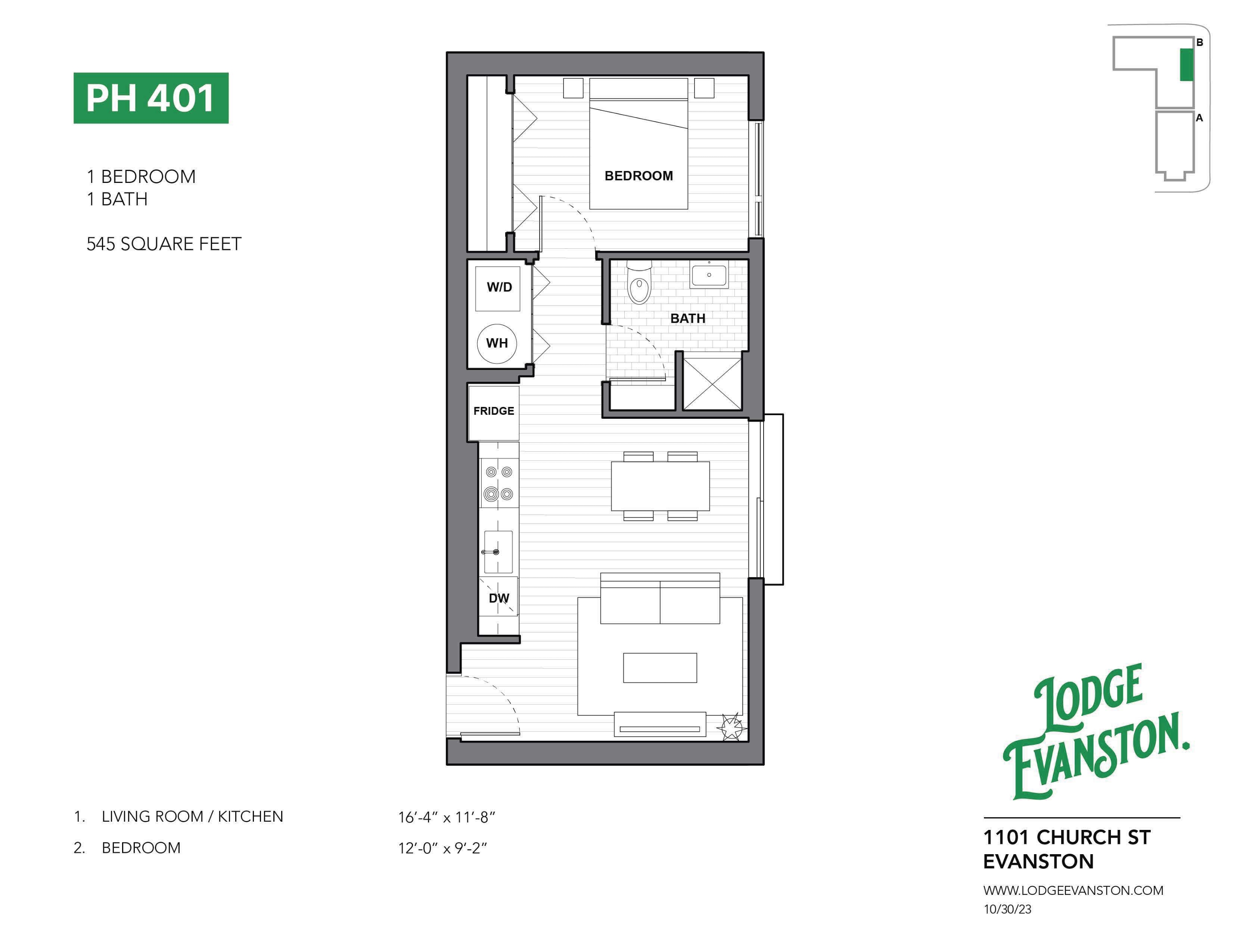 1712 Oak Ave., Unit #1712-401